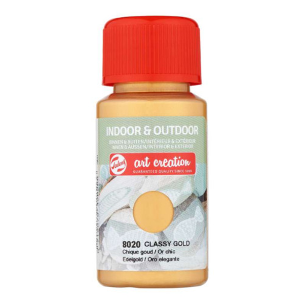 ΧΡΩΜΑ ΚΙΜΩΛΙΑΣ INDOOR-OUTDOR CLASSY GOLD 8020 50ML TALENS ART CREATION