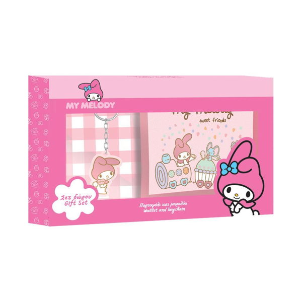ΠΟΡΤΟΦΟΛΙ ΜΕ ΜΠΡΕΛΟΚ ΣΕΤ ΔΩΡΟΥ 20Χ12ΕΚ MY MELODY 000490214