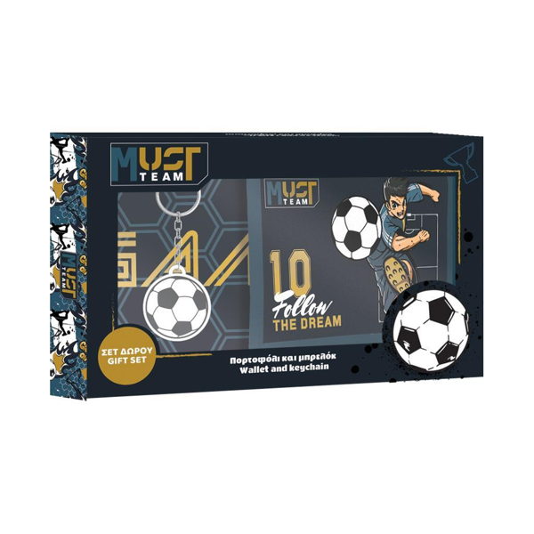 ΠΟΡΤΟΦΟΛΙ ΜΕ ΜΠΡΕΛΟΚ MUST TEAM ΣΕΤ ΔΩΡΟΥ 20Χ12ΕΚ FOOTBALL 000586977