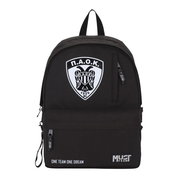 ΤΣΑΝΤΑ ΠΛΑΤΗΣ MUST TEAM MONOCHROME CLASSIC 32X19X42εκ ΠΑΟΚ ONE DREAM