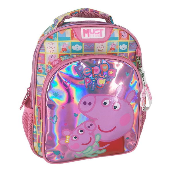 ΤΣΑΝΤΑ ΠΛΑΤΗΣ ΝΗΠΙΟΥ 27Χ10Χ31ΕΚ 2ΘΗΚΕΣ ΡΕΡPA PIG SMILE