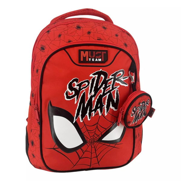 ΤΣΑΝΤΑ ΠΛΑΤΗΣ 32Χ18Χ43ΕΚ 3ΘΗΚΕΣ SPIDERMAN WEB