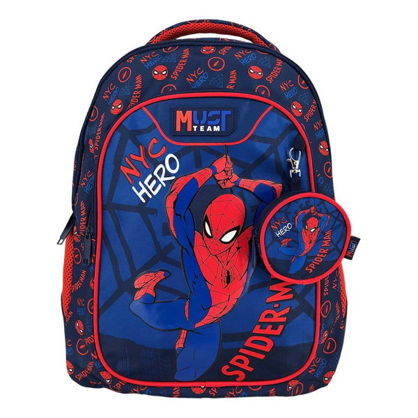 ΤΣΑΝΤΑ ΠΛΑΤΗΣ 32Χ18Χ43ΕΚ 3ΘΗΚΕΣ SPIDERMAN NYC HEROES