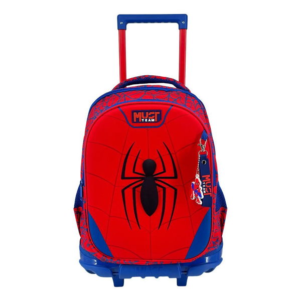 ΤΣΑΝΤΑ ΤΡΟΛΛΕΥ ΔΗΜΟΤΙΚΟΥ 34Χ20Χ44ΕΚ 3ΘΗΚΕΣ SPIDERMAN