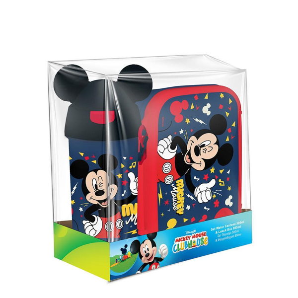 ΦΑΓΗΤΟΔΟΧΕΙΟ PP 800ML & ΠΑΓΟΥΡΙ PP 500ML ΣΕΤ MICKEY