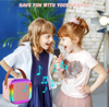 HXEIO BLUETOOTH RGB KARAOKE KAI 2 ΜΙΚΡΟΦΩΝΑ Κ12 ΡΟΖ