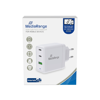 ΦΟΡΤΙΣΤΗΣ ΤΟΙΧΟΥ MEDIARANGE 65W FAST CHARGER 1XUSB-A  2XUSB-C WHITE  (MRMA116)