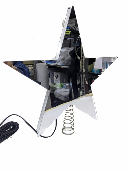 ΚΟΡΥΦΗ ΔΕΝΤΡΟΥ ΑΣΗΜΙ ΑΣΤΕΡΙ 3D LED 25ΕΚ ΡΕΥΜΑΤΟΣ 67329