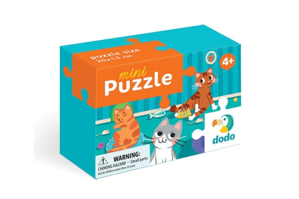 ΠΑΖΛ DODO 35TEM MINI PUZZLE ΓΑΤΑΚΙΑ ΣΕ ΚΟΥΤΙ 9Χ7Χ3cm +4ΕΤΩΝ