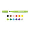 ΜΑΡΚΑΔΟΡΟΙ CARIOCA JUMBO ECO RECYCLED ΣΕΤ 12 ΤΕΜΑΧΙΑ 6mm MAXI TIP  43461