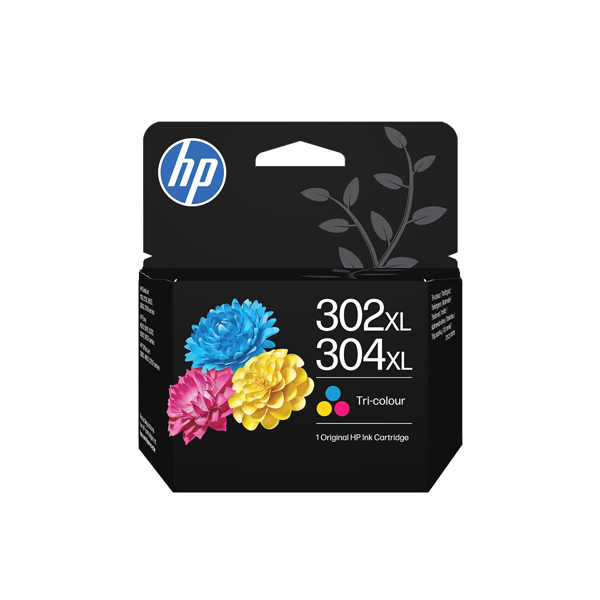 ΜΕΛΑΝΗ HP 302XL 304XL COLOUR B7RT8AE LS2  +-300 PAGES