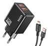 ΦΟΡΤΙΣΤΗΣ ΜΠΡΙΖΑΣ KAKUSIGA KSC-1238 με καλώδιο Lightning, 2x USB, 12W, μαύρος