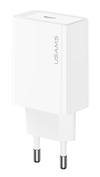 ΦΟΡΤΙΣΤΗΣ ΜΠΡΙΖΑΣ USAMS CC325, USB-C, 20W, λευκός
