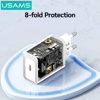 ΦΟΡΤΙΣΤΗΣ ΜΠΡΙΖΑΣ USAMS CC325, USB-C, 20W, λευκός