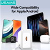 ΦΟΡΤΙΣΤΗΣ ΜΠΡΙΖΑΣ USAMS CC325, USB-C, 20W, λευκός