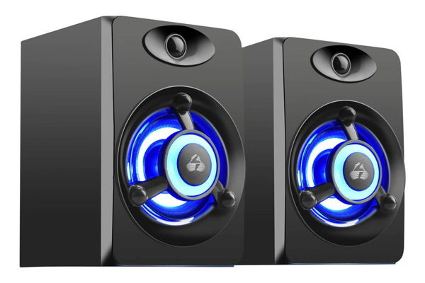 HXEIA POWERTECH Crystal sound PT-842, 2x 3W, 3.5mm, μαύρα