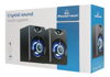 HXEIA POWERTECH Crystal sound PT-842, 2x 3W, 3.5mm, μαύρα