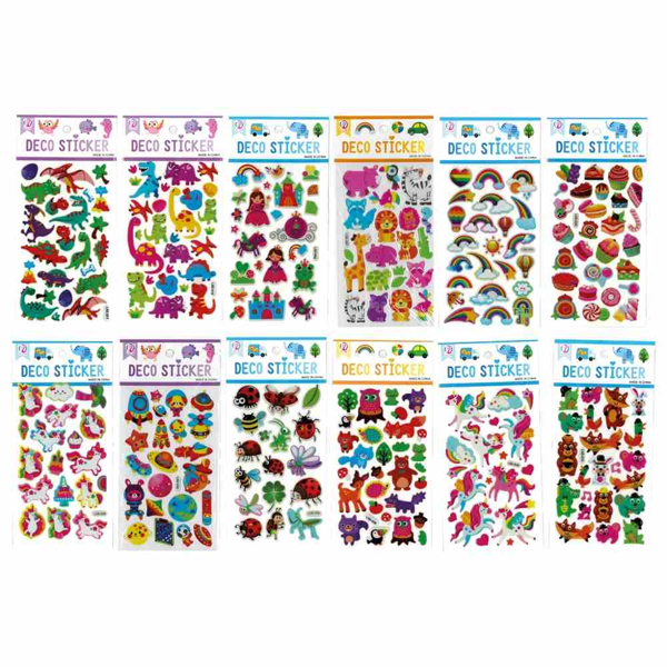 ΑΥΤΟΚΟΛΛΗΤΑ ΠΑΙΔΙΚΑ DECO STICKER 3D ΚΑΡΤΑ 10Χ20ΕΚ. 12588 2022