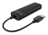 HUB USB 2.0 ORICO USB hub FL02, 4x USB ports, λευκό-μαύρο