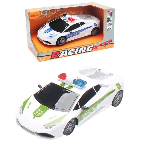 ΑΥΤΟΚΙΝΗΤΟ LAMBORGHINI FRICTION POLICE ΣΕ ΑΝΟΙΧΤΟ ΚΟΥΤΙ 25cm