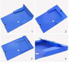 ΚΟΥΤΙ ΧΡΑΤΣ DL5071 Α4 23X31.5X3.5cm ΡΑΧΗ 3.5cm ΜΠΛΕ ΑΔΙΑΦΑΝΕΣ