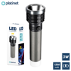 ΦΑΚΟΣ PLATINET TORCH FLASHLIGHT ALUMINIUM 3W GREY