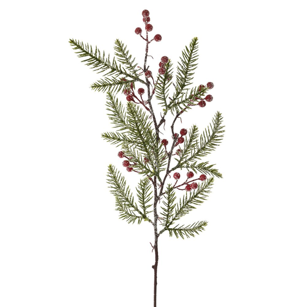 ΚΛΑΔΙ ΚΡΕΜΑΣΤΟ ΜΕ ΧΙΟΝΙΣΜΕΝΑ BERRIES 80EK 79775