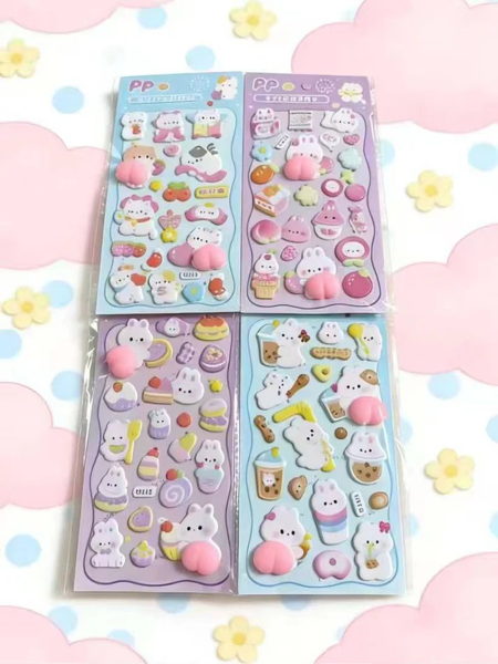 ΑΥΤΟΚΟΛΛΗΤΑ ΝΕΡΟΥ και Squishy Pencilia sticker 15Χ22ΕΚ. ΔΙΑΦΟΡΑ ΣΧΕΔΙΑ 13-1540