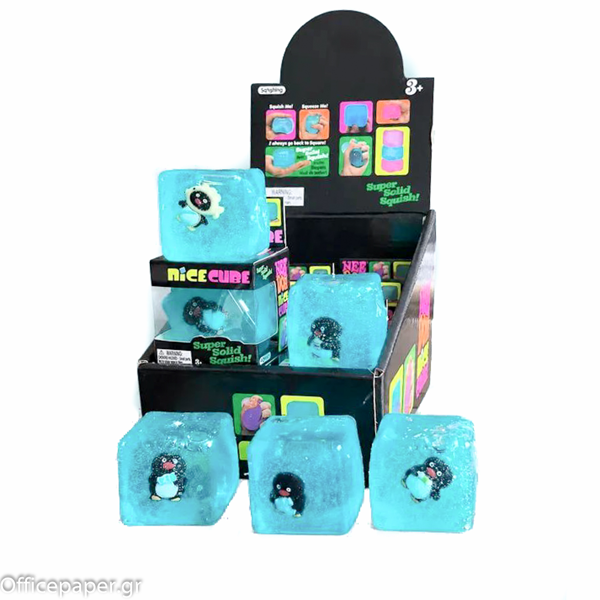 ΖΟΥΛΗΧΤΑ SQUISH CUBE PENGUIN B 6.5Χ5.5ΕΚ ANTISTRESS