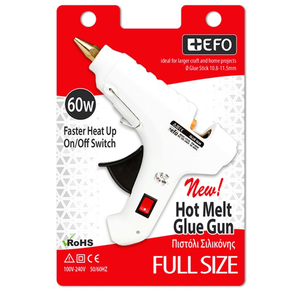 ΠΙΣΤΟΛΙ ΣΙΛΙΚΟΝΗΣ EFO 60Watt ΔΙΑΜ.ΚΟΛΛΑΣ 10,8-11,5mm Νο 121610