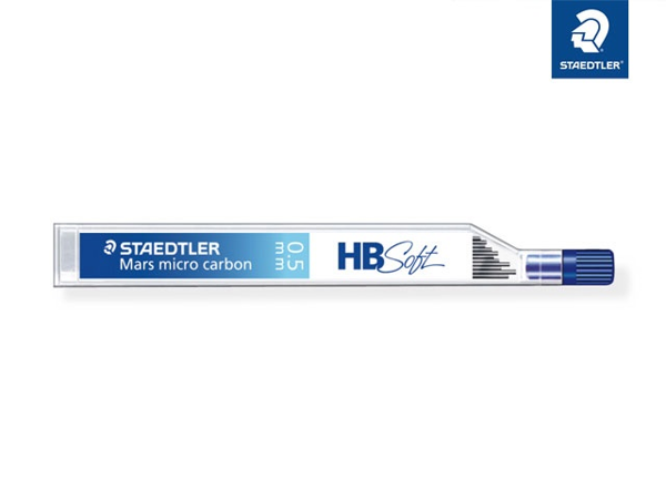 ΜΥΤΕΣ ΜΗΧΑΝΙΚΟΥ ΜΟΛ. STAEDTLER 0.5mm SOFT  HΒ 12τεμ