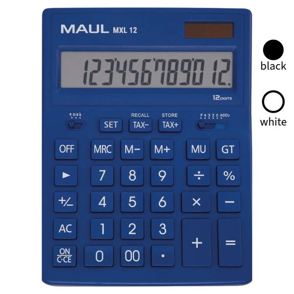 ΑΡΙΘΜΟΜΗΧΑΝΗ ΓΡΑΦΕΙΟΥ MAUL 12 ΨΗΦΕΙΑ MXL12 (20,5x15.5x3.5cm) 72670xx