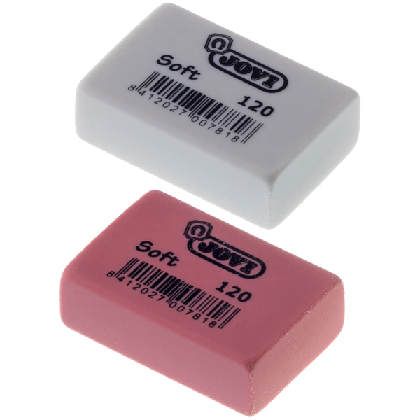 ΓΟΜΟΛΑΣΤΙΧΑ JOVI SOFT 120 ΛΕΥΚΗ Η ΡΟΖ