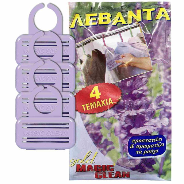 ΑΡΩΜΑΤΙΚΟ ΡΟΥΧΩΝ ΛΕΒΑΝΤΑ 4 ΤΕΜ MAGIC CLEAN