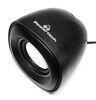 HXEIA POWERTECH ηχεία Essential sound PT-844, 2x 3W, 3.5mm, μαύρα