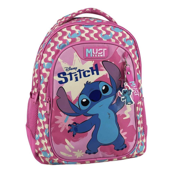 ΤΣΑΝΤΑ ΠΛΑΤΗΣ ΔΗΜΟΤΙΚΟΥ MUST TEAM DISNEY STITCH PINK 3 ΘΗΚΕΣ 32x18x43 εκ. 000565794