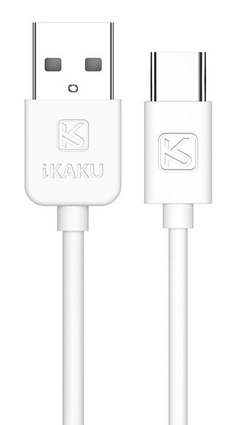 ΚΑΛΩΔΙΟ KAKUSIGA USB-C σε USB KSC-332, 2.4A, 480Mbps, 2m, λευκό