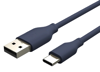 ΚΑΛΩΔΙΟ CABLETIME καλώδιο USB-C σε USB CT-CMAMN1, 3A, 480Mbps, 1m, μπλε