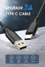 ΚΑΛΩΔΙΟ CABLETIME καλώδιο USB-C σε USB CT-CMAMN1, 3A, 480Mbps, 1m, μπλε