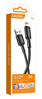 ΚΑΛΩΔΙΟ KAKUSIGA Lightning σε USB KSC-984, σιλικόνης, 3Α, 480Mbps, 1m, μαύρο