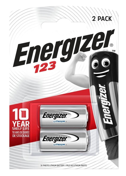 ΜΠΑΤΑΡΙΕΣ ENERGIZER EL123AP  3V ΦΩΤΟ ΛΙΘΙΟΥ 2 TEMAXIA (ΛΗΞΗ 12-2035)