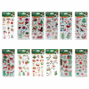 ΑΥΤΟΚΟΛΛΗΤΑ ΧΡΙΣΤΟΥΓΕΝΝΙΑΤΙΚΑ 10X22EK PUFFY GLITTER 6ΣΧΕΔΙΑ 000621136